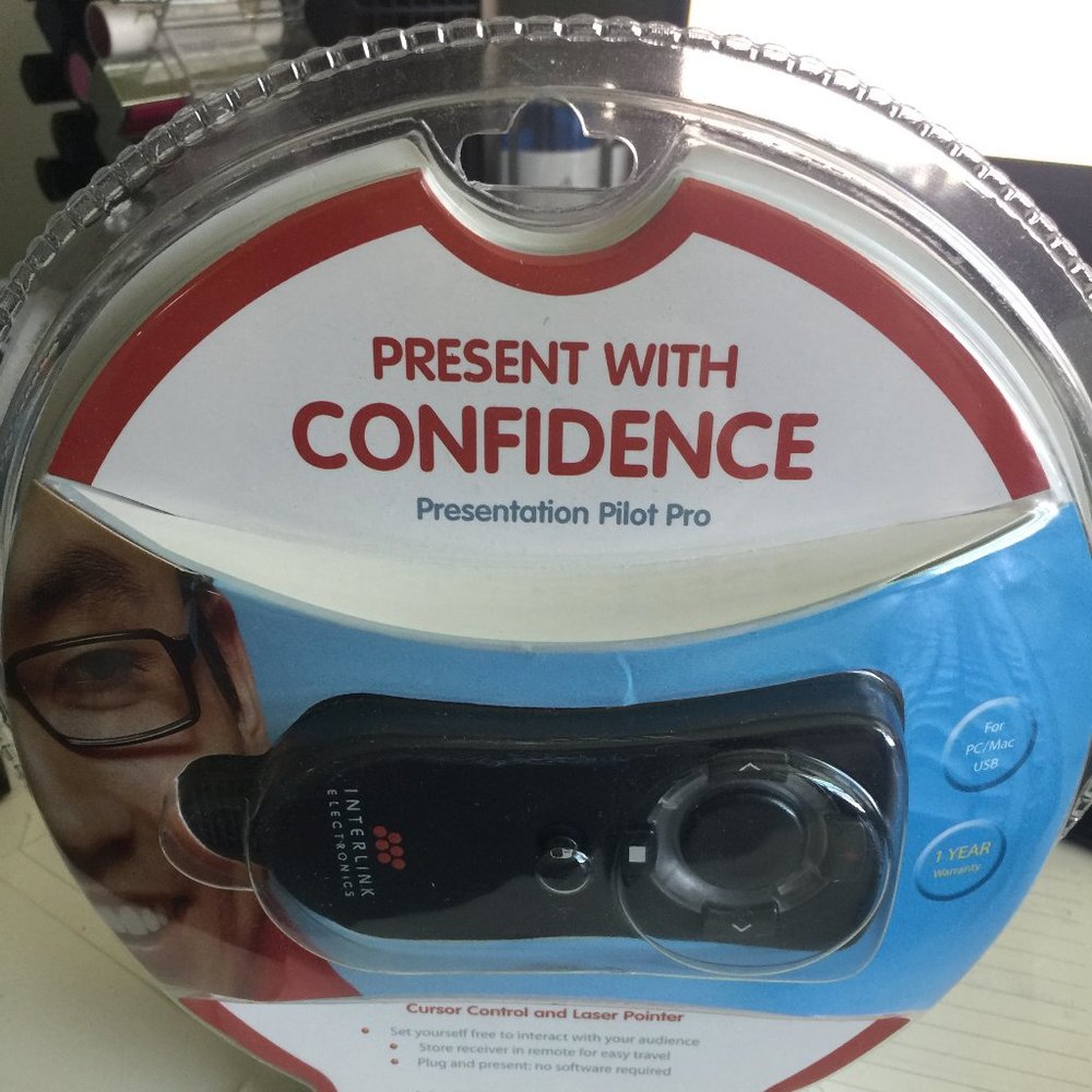 Presentation Remote with Cursor Control & Laser